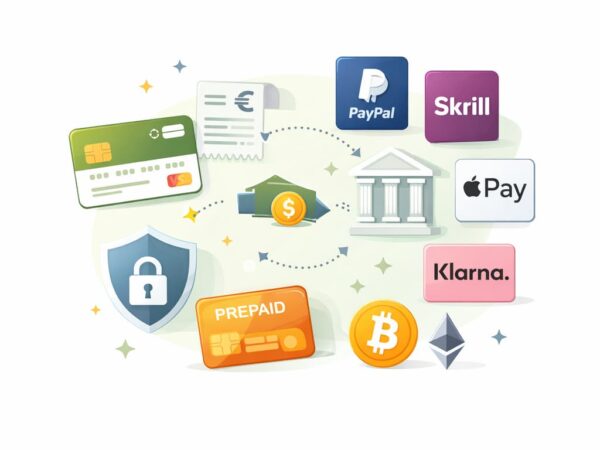 Zuverlässige Möglichkeiten, online für Dienstleistungen und Waren zu bezahlen